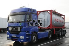 Truck photo Mercedes-Benz Axor 1843 Tankcontainer semitrailer Germany blue HOYER