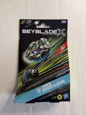 Beyblade X Lance Knight 4-80HN Pack Set with Defense Type Top & Launcher NEW