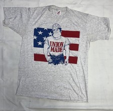 Union Made In USA Vintage Shirt Mens XL Gray - Flaws/stains