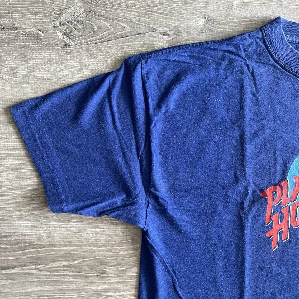Camiseta De Colección Años 90 1991 Planet Hollywood LONDRES Para Hombre Talla X-GRANDE Azul EE. UU. Foto 2 de 4