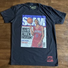 Mitchell & Ness Slam Basketball Cover T-Shirt Men’s Medium Allen Iverson 76ers