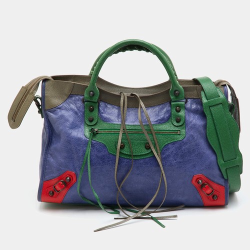 Balenciaga Multicolor Leather RH City Tote