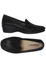 Avena Halbschuh Damen Slipper feste Schuhe Gr. 37 Leder Schwarz #ah8dciy