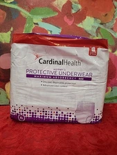 CARDINAL Health Womens Protective Underwear Max Absorbency 14Pr XL 58"-68" NIB 
