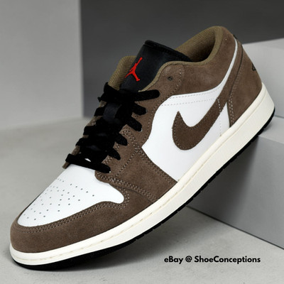 Nike Air Jordan 1 Low Palomino Black Phantom Sail 553558-200 Men's Sizes NEW