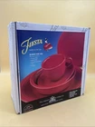 NEW Fiesta Scarlet Red 4 Piece Place Setting HLC Fiestaware 831 326 USA NIB