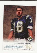 1998 Upper Deck UD Choice Domination Next Ryan Leaf #257 Rookie RC