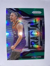 2025 Panini WNBA Prizm - Alyssa Thomas #9 - Fractal Green Prizm