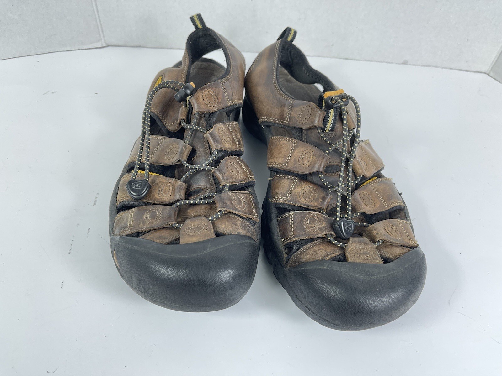 Sandali Keen Uomo 10M Newport Scarpe Pelle Marrone Impermeabili Escursionismo Sentiero Acqua