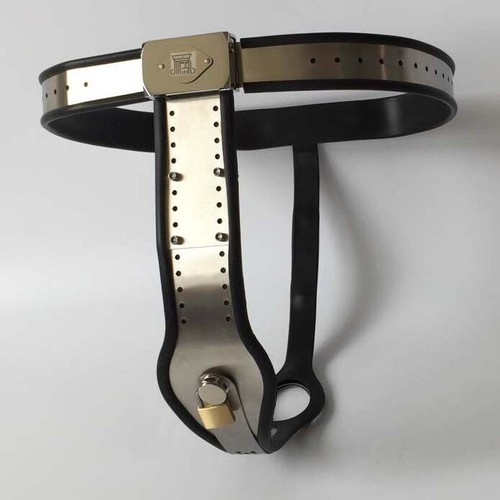 Stainless Steel Female Chastity Belt BDSM Bondage Butt Beads Chastity Lock - Picture 17 of 37