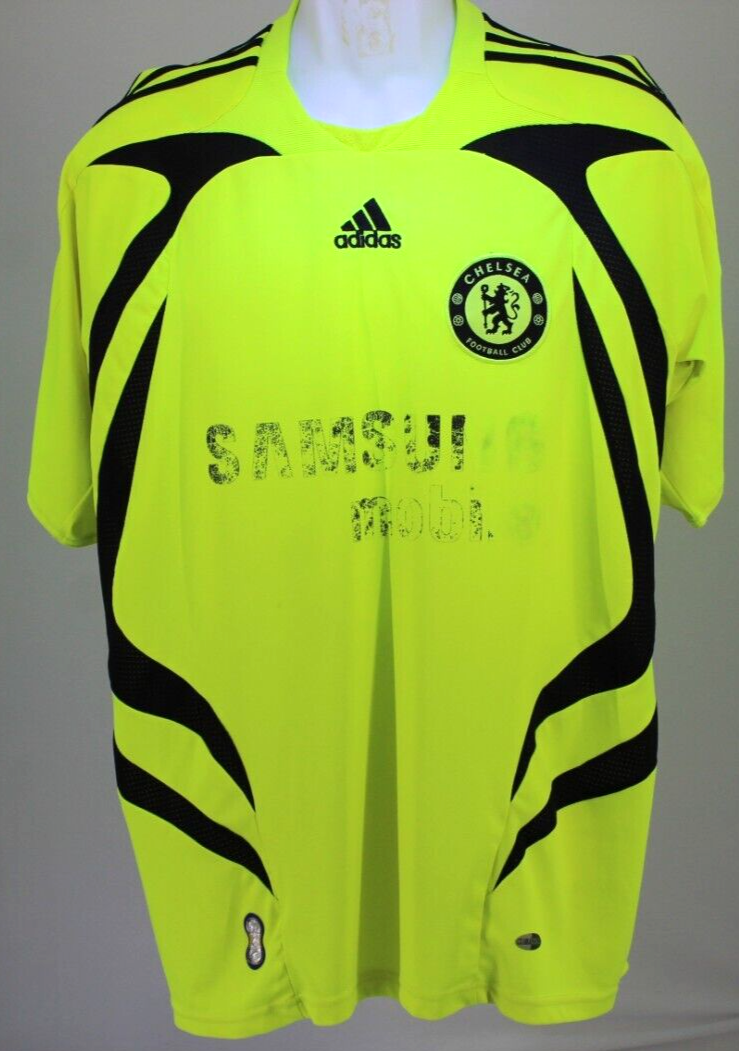 Club Chelsea FC Authentic Adidas Jersey Size Large 2007-2008