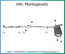 Auspuffanlage Hyundai Tucson 2.0 2WD Bj. 04-08 Auspuff mit Hosenrohr Montagesatz