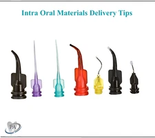 Dental Infusor Applicator Tips Pre-Bent Brush, Endo 19Ga, Intra -Oral BrushTips