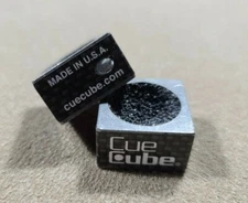Cue Cubes (2), pool billiard Dual use tip tool scuffer / shaper made in the USA