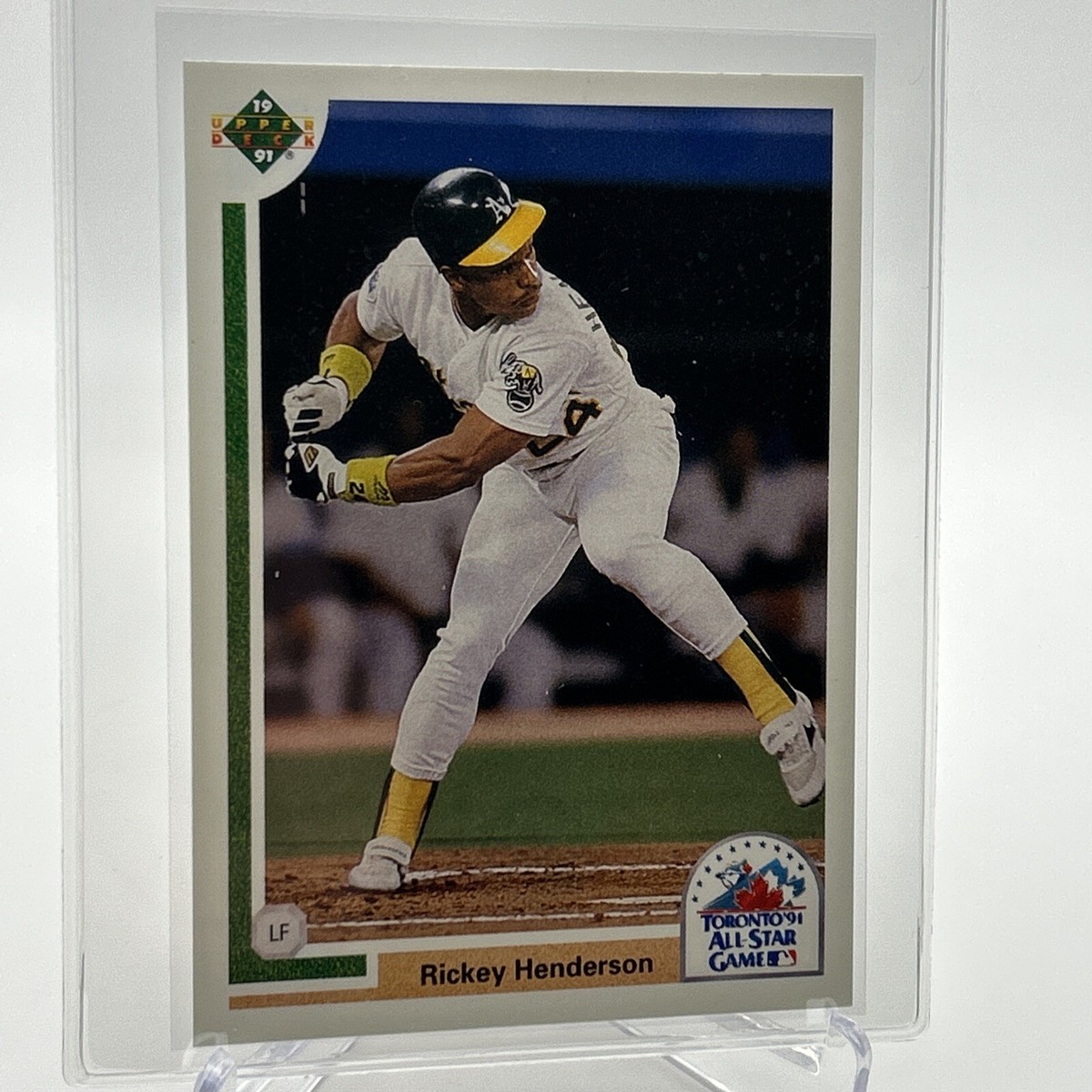 1991 Upper Deck Final Edition Rickey Henderson. Card #86F NM-MT