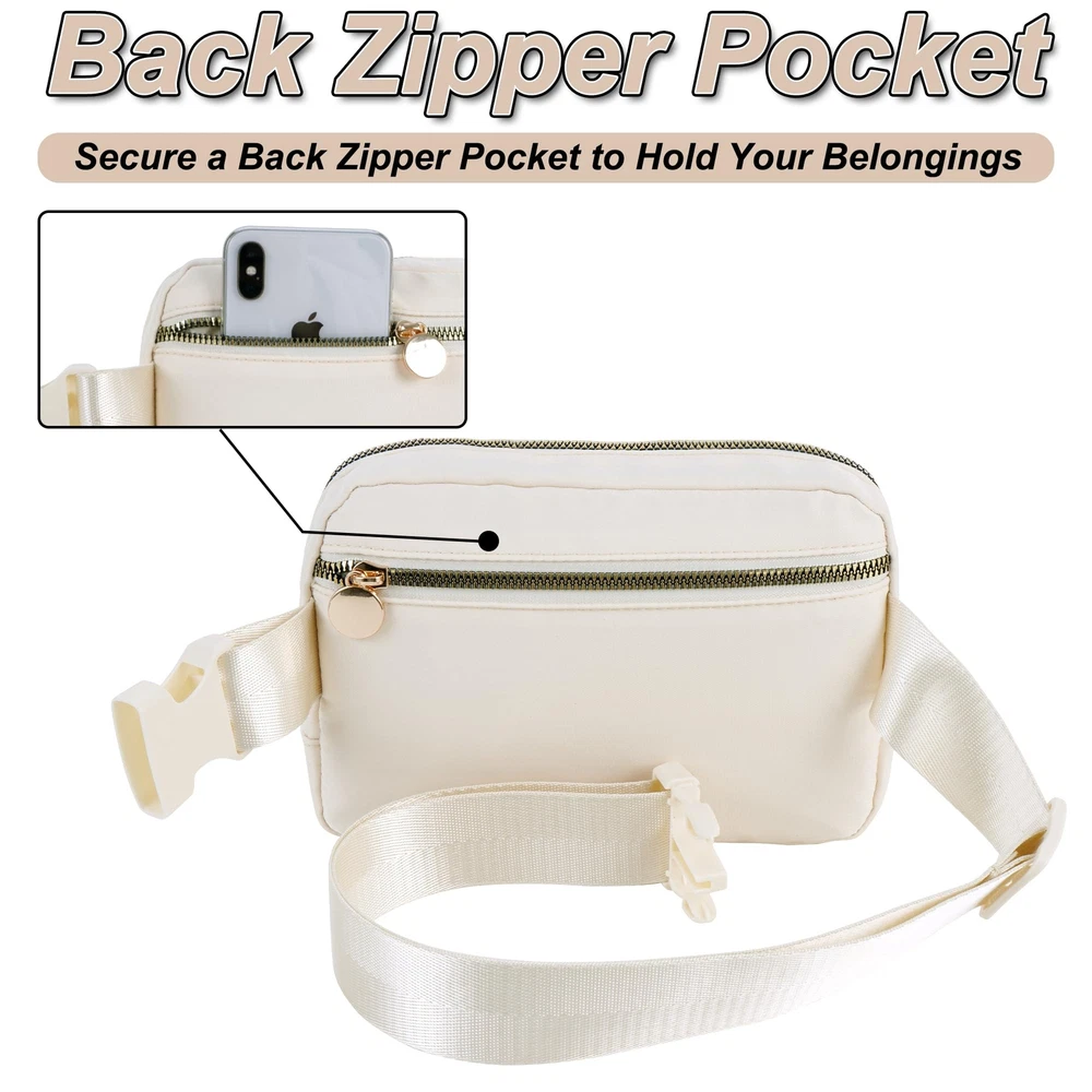 Personalized Belt Bag for Women Girls - Fashion Mini Waist Packs with Adjusta...