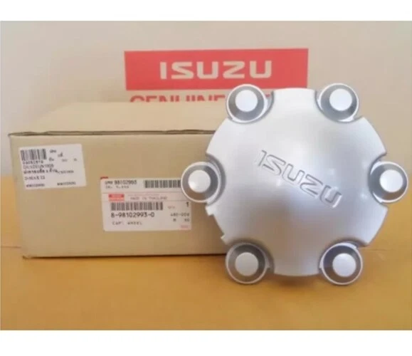 2X Original 6 Agujeros Gris Cubierta Tapa Rueda Para Isuzu Dmax Rodeo D-Max Mu-x 2012-17 Foto 2 de 4