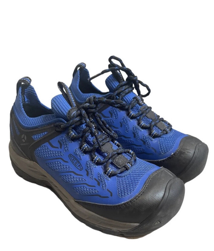 Scarpe da trekking da lavoro Keen Utility Flint blu nero KonnectFit ReGen punta in carbonio 6 5 m