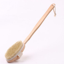 New practical natural Wooden Bath Shower Body Back Brush Spa Scrubber 1pcs