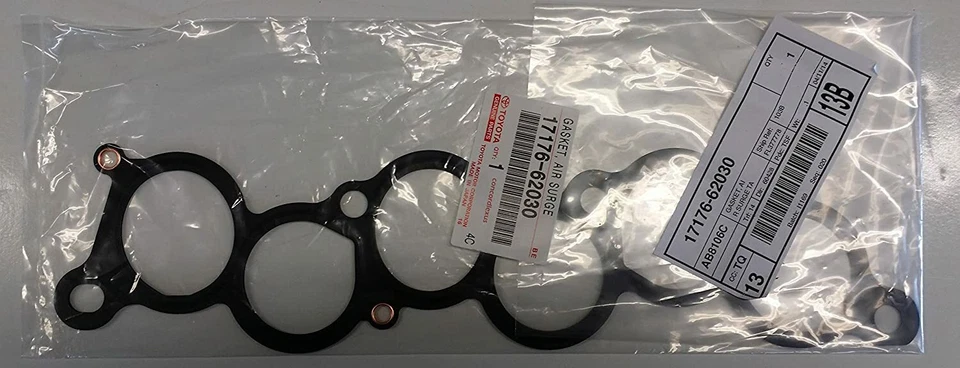 TOYOTA INTAKE PLENUM GASKET FOR 1MZFE 3MZFE ENGINES 17176-62030 F/S Genuine - Image 2 of 2