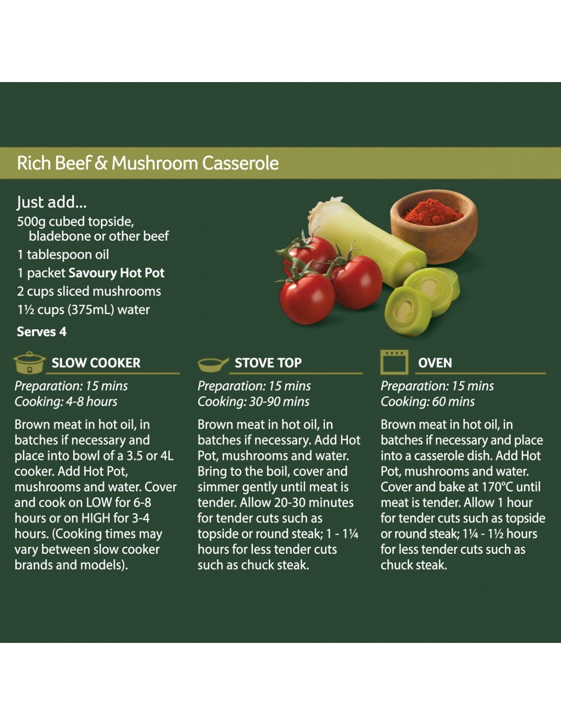 Continental French Onion Hot Pot Casserole Base 80gm eBay