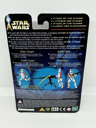 Star Wars Attack of the Clones Clone Trooper 2002 NUOVO - Foto 2 di 4
