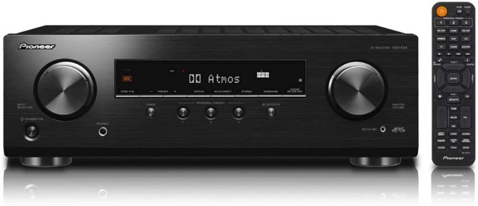 Advanced 4K AV Receiver with Dolby Atmos & Bluetooth - Versatile Audio Solution - Image 4 of 4