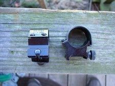 1" Weaver Rifle Scope Rings High Gloss Small Knob