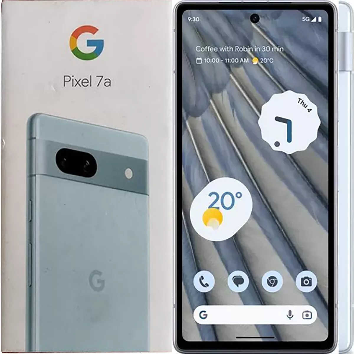 Google Pixel 7a 5G Sea 128GB + 8GB Dual-SIM Factory Unlocked GSM NEW
