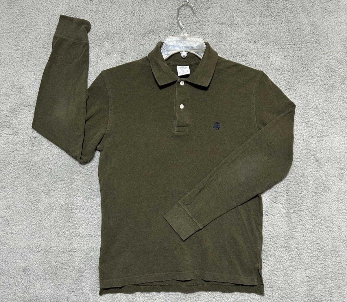 Brooks Brothers Supima Cotton Polo Shirts Sz Small Lot of 2 Green And Red