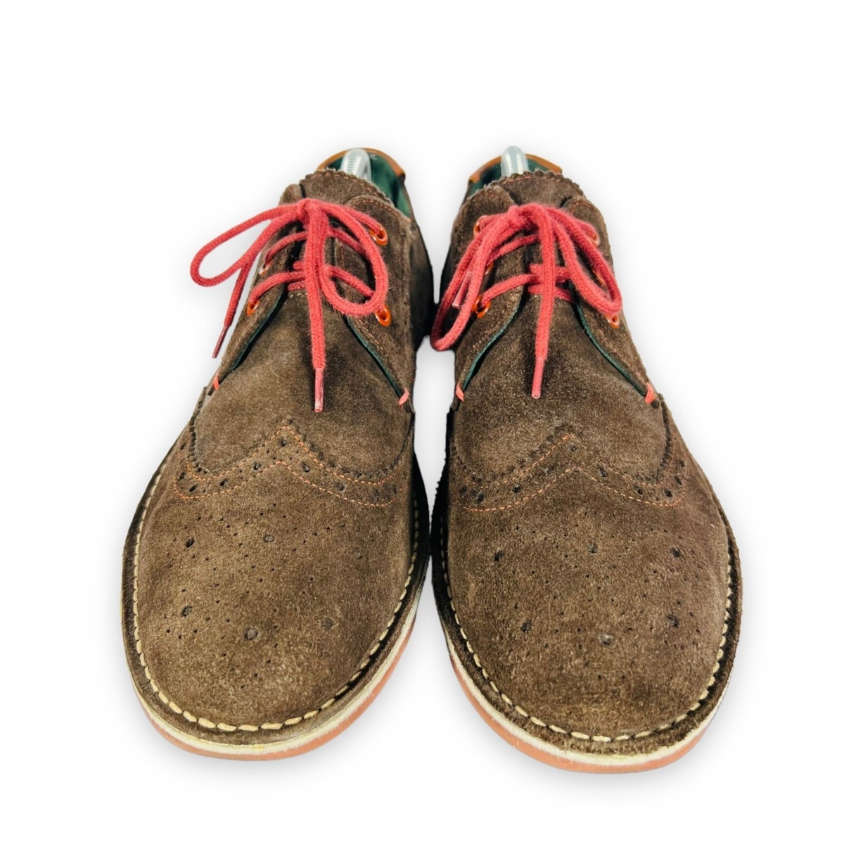 Ted Baker London Jamfro Men\'s Suede Wingtip Derbys in Rust Ted Baker London Jamfro 2 Wingtip Oxfords Brown Suede Men main image 2