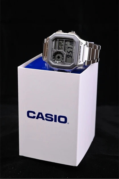 Casio AE-1200WHD-7AV Digital Sport Watch Steel WR100 World Time