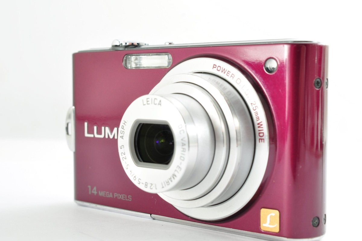 【ジャンク扱い】LUMIX 14メガピクセル DMC-FX66 ピンク Panasonic Lumix DMC-FX66 Japanese Only [Exc+4] From Japan