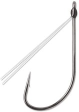 VMC Weedless Neko Hook Black Nickel 5 Pack - Weedless Bass Fishing Tackle