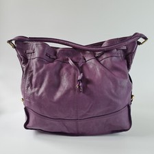 Oasis Genuine Leather Hobo Chic Slouchy Handbag Shoulder Bag, B3389