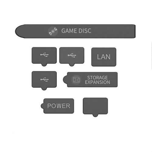 1 Set Dustproof Filter Cover Net & Dust Plugs Kit For Xbox Series X/S Console