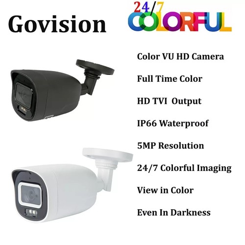 Sistema de cámara CCTV ColorVu de 5 MP DVR 4 CANALES kit de visión nocturna interior exterior + disco duro de 1 TB - Imagen 3 de 13