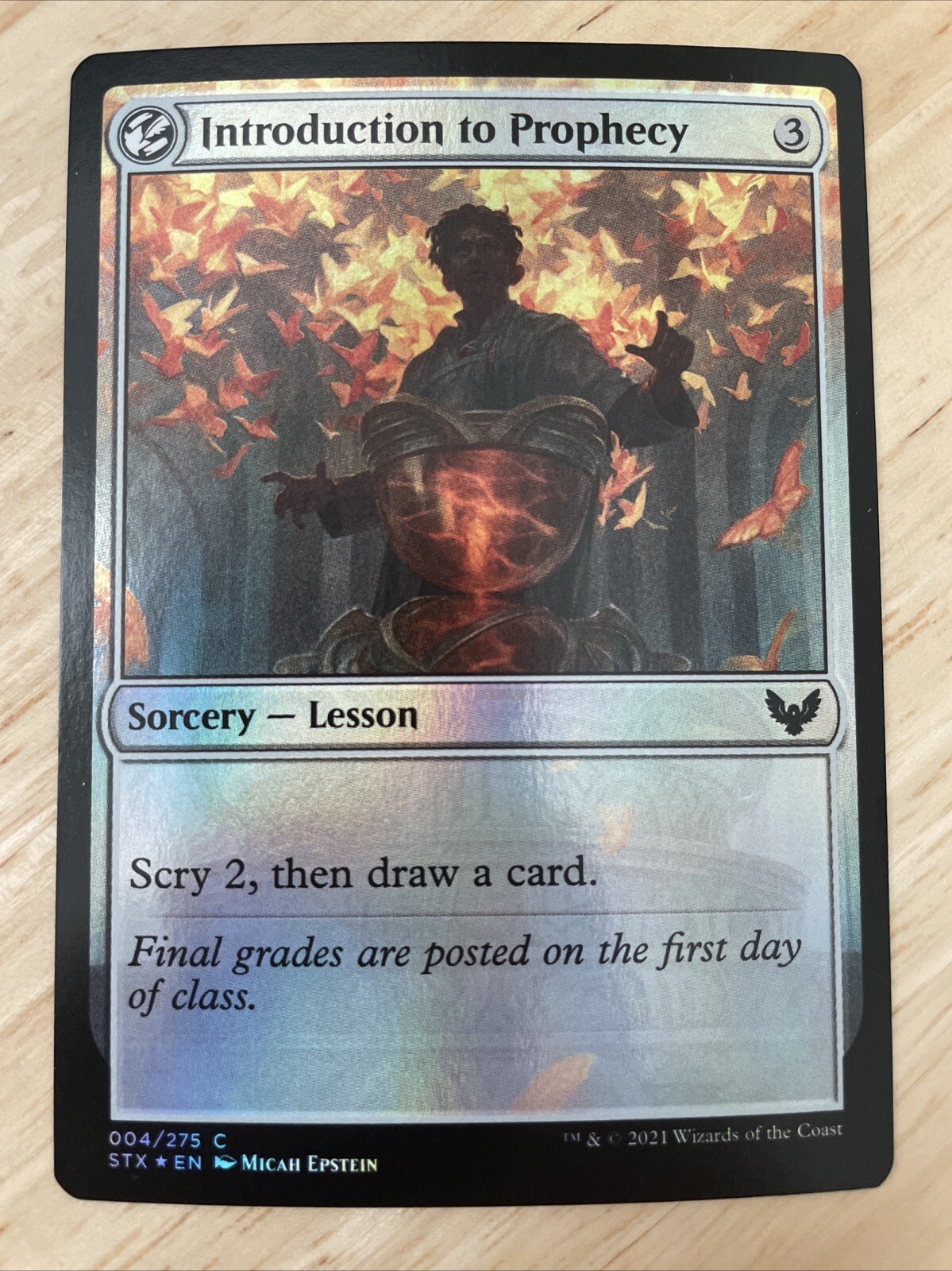 MTG Introduction to Prophecy Strixhaven: School of Mages #004/275 FOIL NM/M