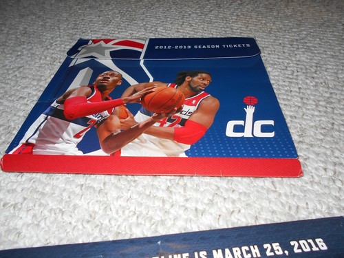 Washington Wizards Season Ticket Holder Folders Pamphlets - Picture 4 of 6