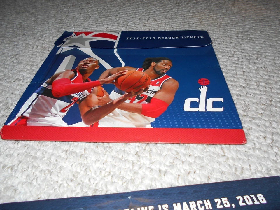 Folletos porta boletos de temporada de Washington Wizards Foto 4 de 4