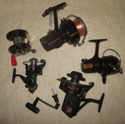 FISHING REEL Lot DAIWA 7350RL 7700A Penn 85 Zebco ZX60 Salt Fresh