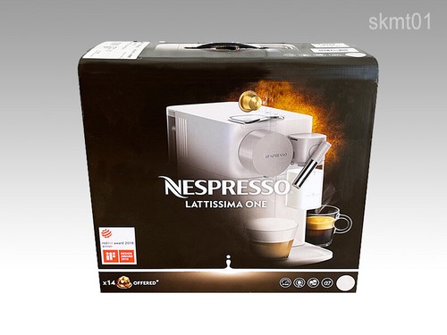 Nespresso LATTISSIMA ONE F111WH Silky white 4cups Coffee capsule set Japan  DHL | eBay