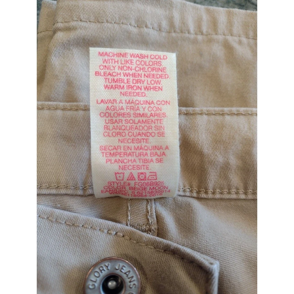 Pantalones ajustados color tostado Faded Glory niños talla 14 97% algodón 3% spandex ¡nuevos sin etiquetas! Foto 4 de 4