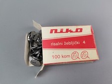 NIKO Reisszwecken aus Jugoslawien alte Reissnadeln OVP Restbestand