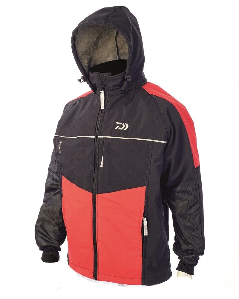 Daiwa Gore-Tex Infinium Soft Shell Jacket Blue / Red All Sizes Coarse Fishing