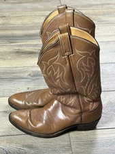 Justin Brown Boots Classic Style 5524 Size 9 1/2b F1117 Registered No 44765