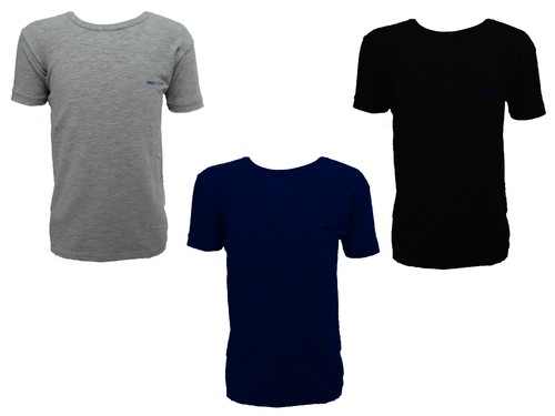 3 t-shirt bimbo/ragazzo mezza manica cotone bielastico ENRICO COVERI art. ET4000 - Foto 4 di 4