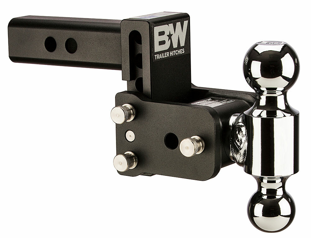 B\u0026W TS10033B Tow \u0026 Stow Dual-Ball Trailer Hitch Mount 3\