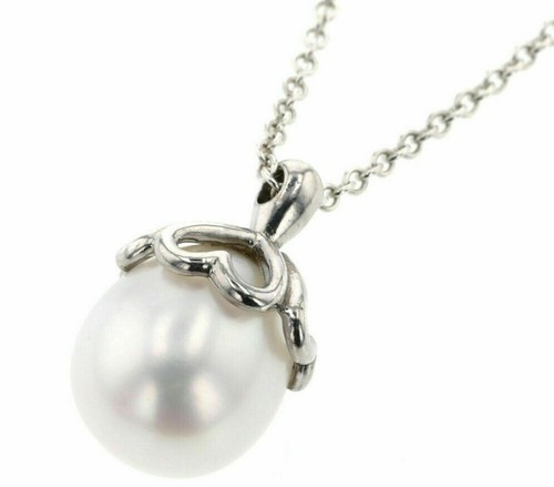 Co. Heart Cap Pearl Pendant Necklace 16 
