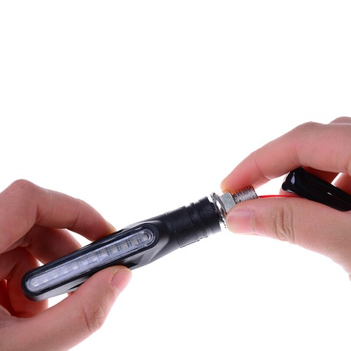 Universal Motorcycle Motorbike LED Turn Signal Indicator Binker Lamp Light .7H - Picture 6 of 11